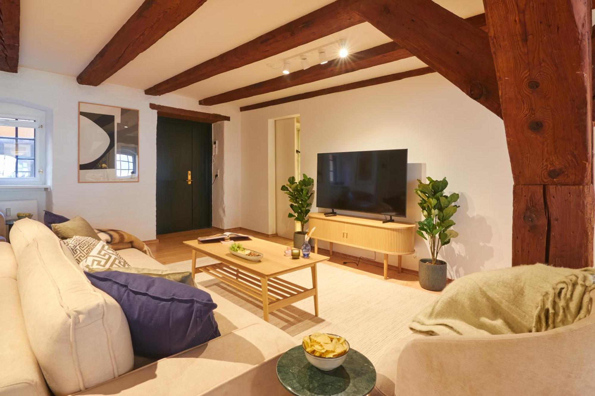 Leilighet Warm 3br Loft With Exposed Beams København